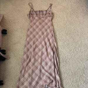 Princess Polly plaid maxi dress